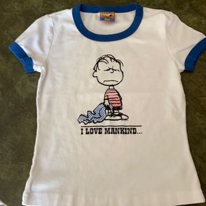Linus Peanuts ringer shirt